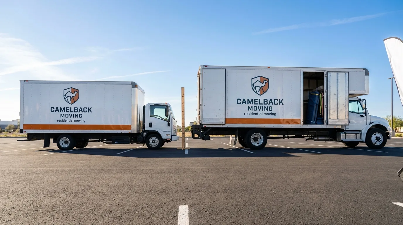 Moving truck size capacity guide in Centerton